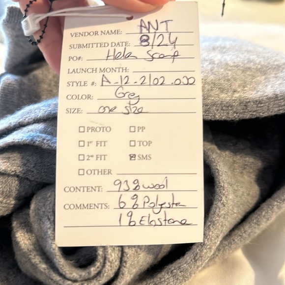 Anine Bing Helen Wool Scarf - Picture 5 of 5